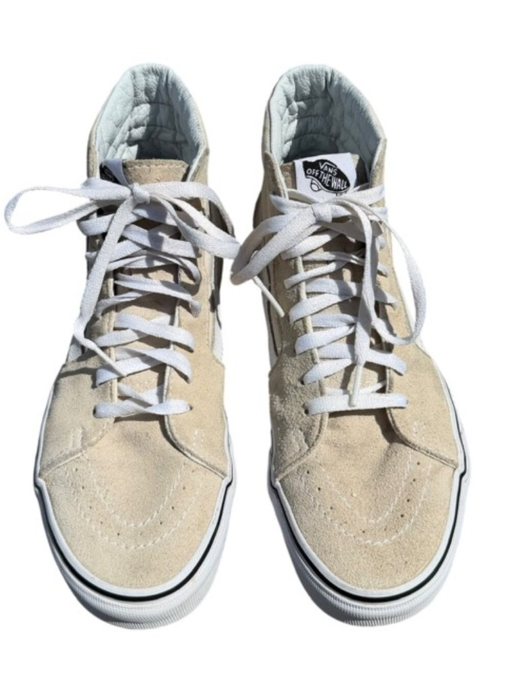 Vans Sk8-Hi Tan Suede High Top Sneakers | Women’s 8.5 / Men's 7 | Classic Skate